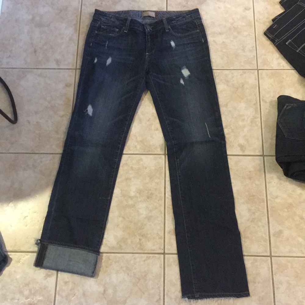 Paige boyfriend jeans size 28